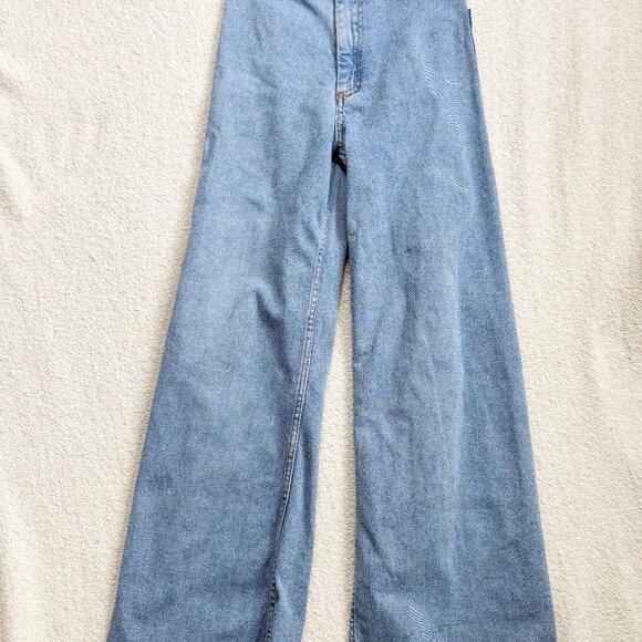 Zara Jeans The Marine Straight | High Rise Straight Jeans - Picture 5 of 8